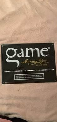 Game Leaf Metal Sign
