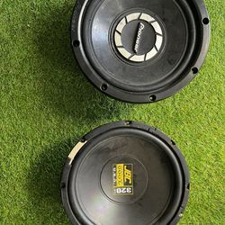  2 12in Subwoofers Without Box 