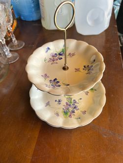 Vintage desert tray