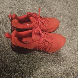 Red/ Black Puma Sneakers