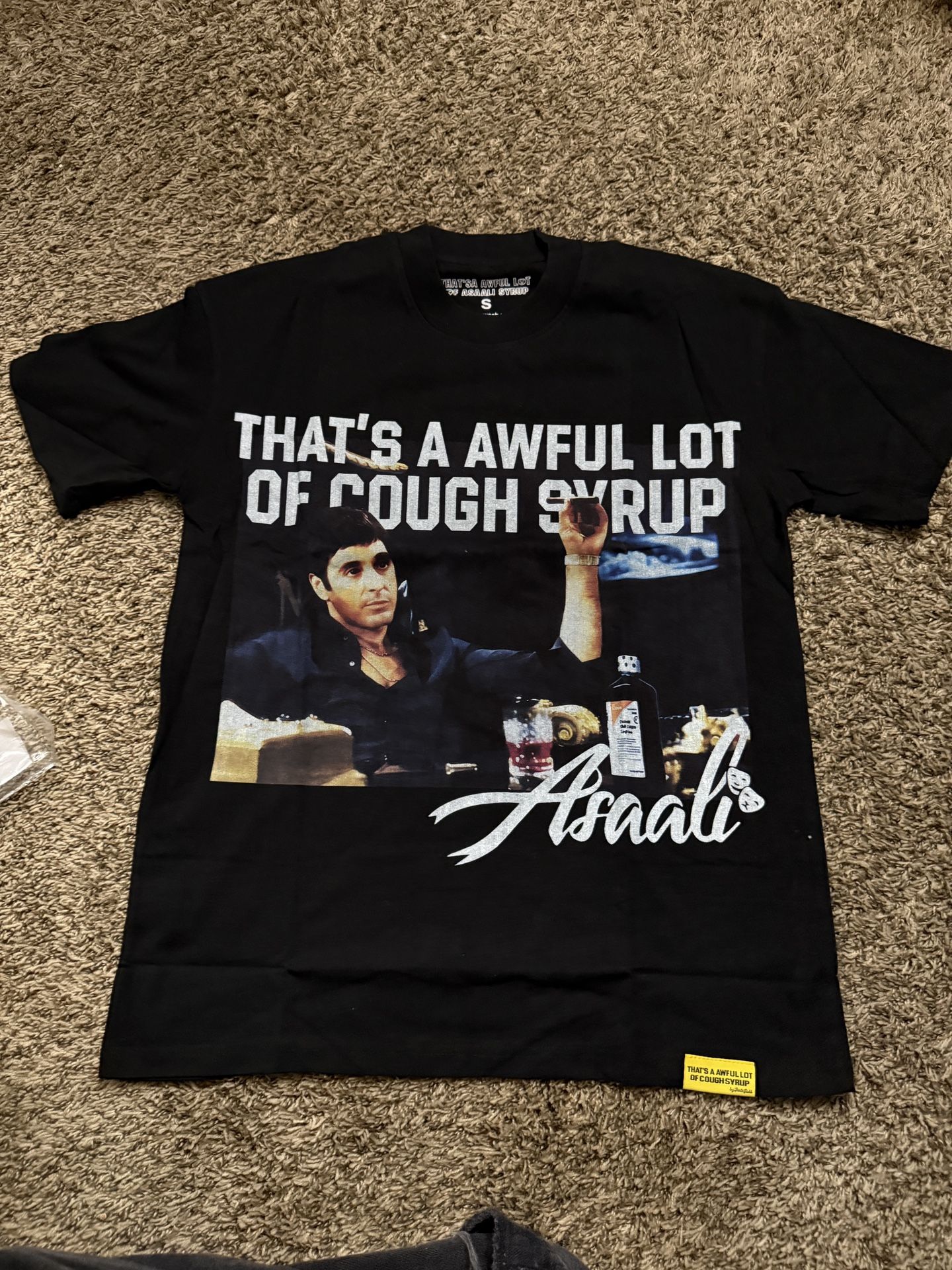 Awful lot of cough syrup t-shirt