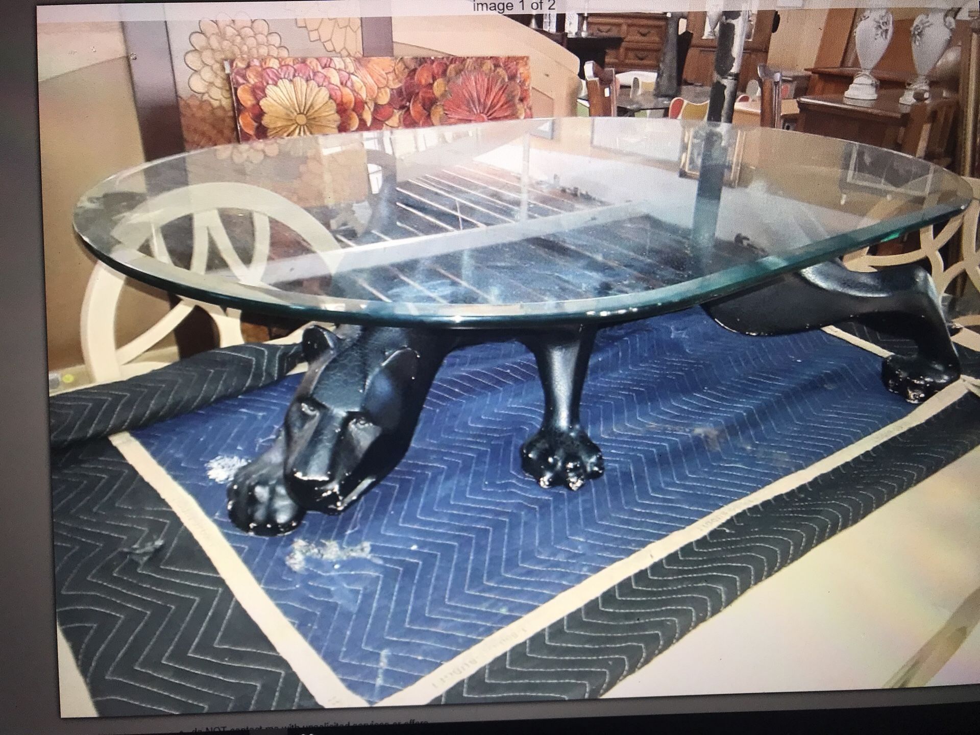 Vintage Panther coffee table for Sale in Oakland Park, FL OfferUp