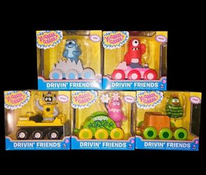 YO GABBA GABBA COMPLETE SET Mint In Box Drivin Friends Train Spin Master 2008