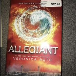 Allegiant Hard Cover Book New