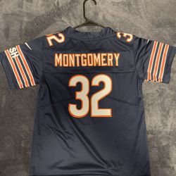 Youth Size Montgomery Chicago Bears football jersey
