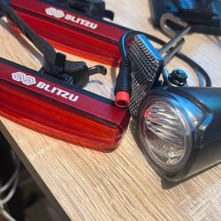 E Bike Head Lights rear Light Deflectors 