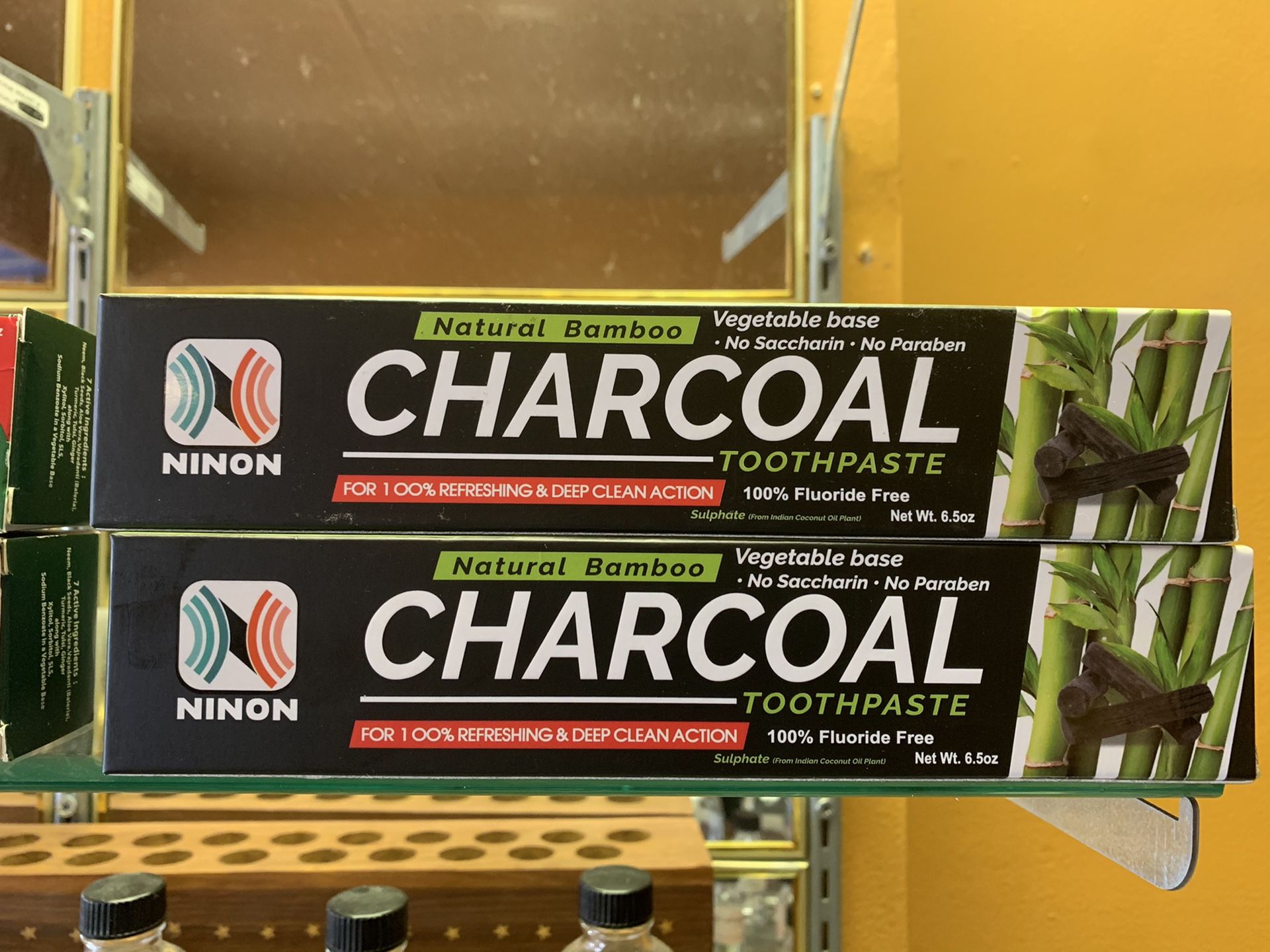Charcoal toothpaste- FLUORIDE FREE