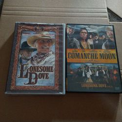Lonesome Dove and Comanche Moon dvds