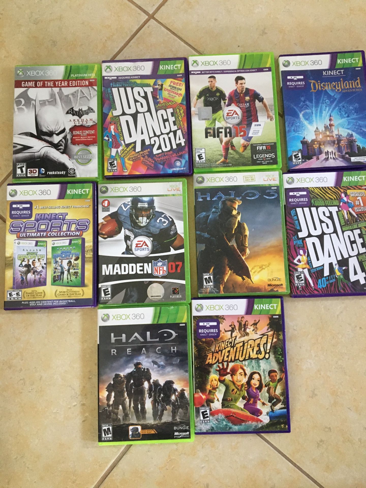 Xbox 360, Wii, & PlayStation 3 games