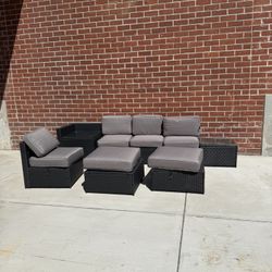 MCombo 8pc Wicker Patio Set