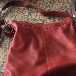 Red Coach Bag