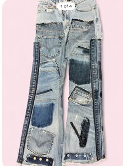 Custom Stubborn Ape distressed Jeans