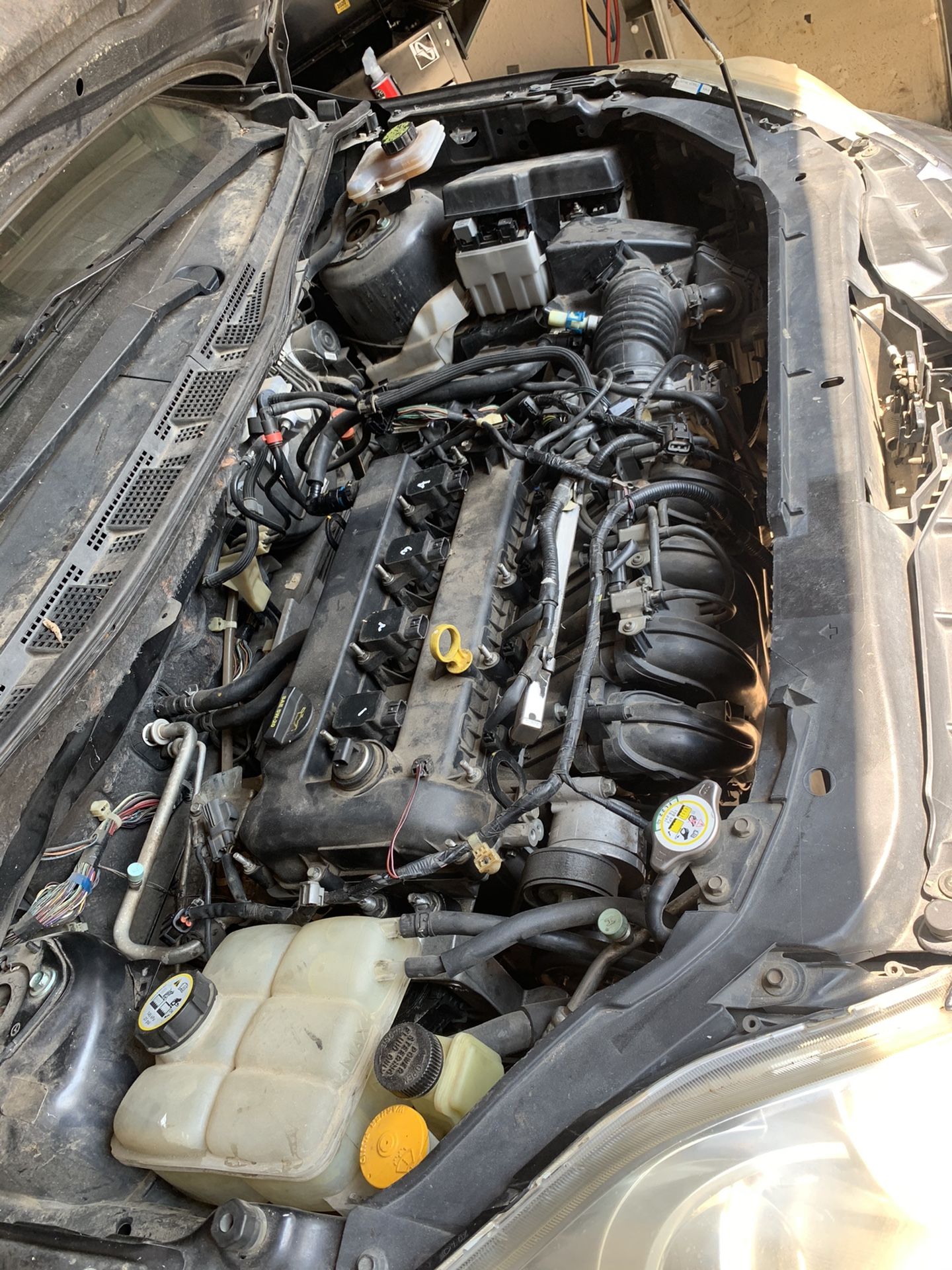 07 MAZDA 3///2.3 Engine and transmission wire harness computer and ignition Also Mazda 5 van