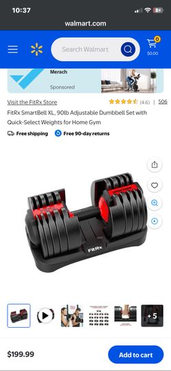 Fit Rx 90lb Adjustable Wieght