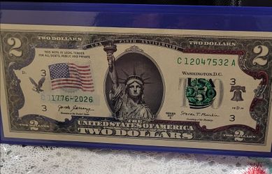 Conmemorative 2 bill dollar