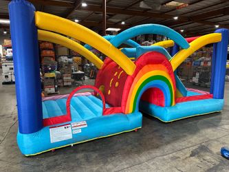 Rainbow Bounce House