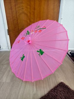 Pink Chinese Umbrella - Parasol — Statement Fashion Accessory / Photoshoot / Cosplay