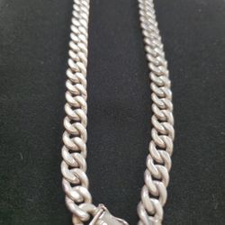 Cuban Link Sterling Silver Chain