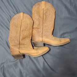 Vintage Dan Post Marlboro Cowboy Boots Size 10.5