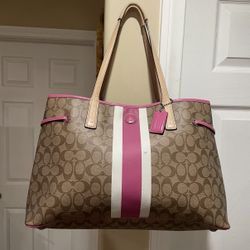 Coach Canvas Tote Bag