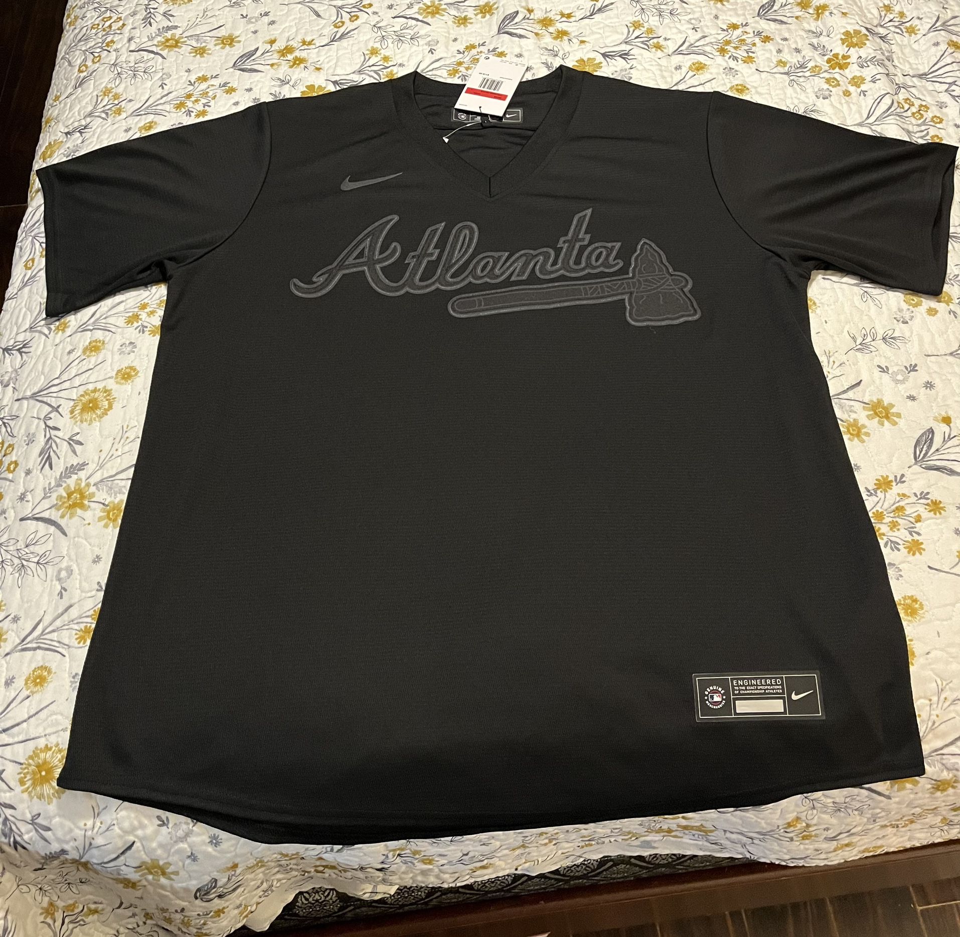 Atlanta Braves Jersey Black for Sale in Norcross, GA - OfferUp