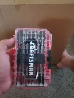 Craftsman screwdriver bit set.