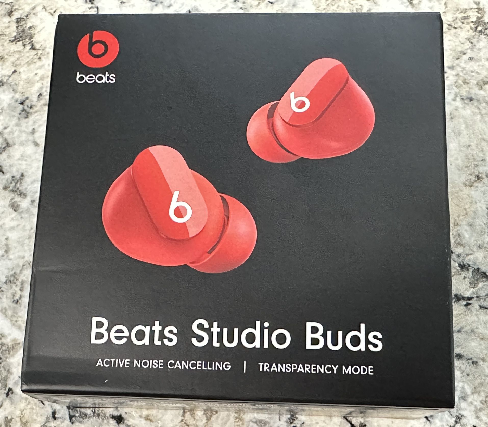 NEW! Beats Studio Buds Totally Wireless Noise Cancelling Earphones - Red
