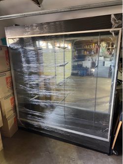 Large Display Case (with light and mirrored back)