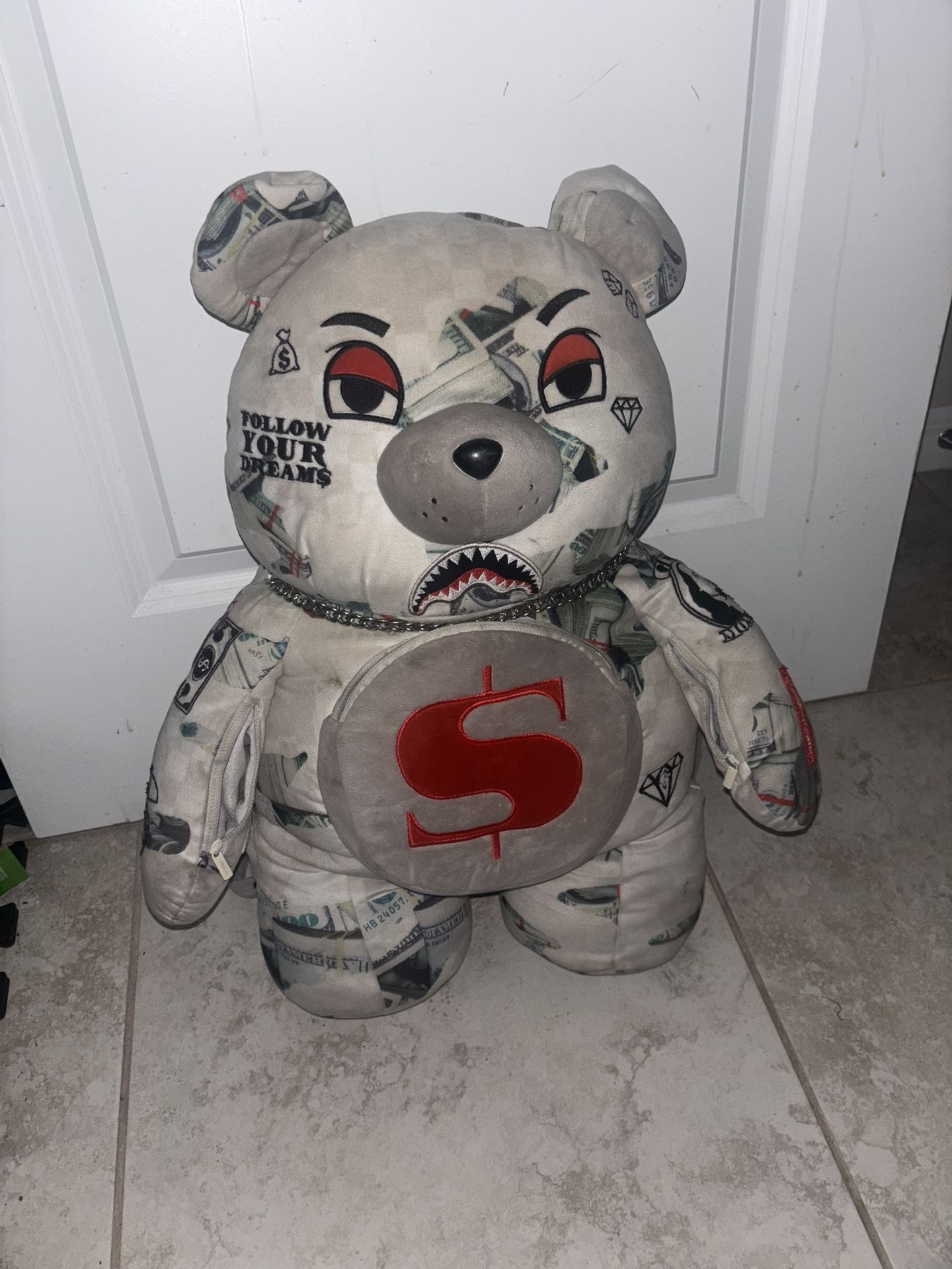 spray ground bear back pack