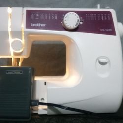 Brother VX-1435 Sewing Machine W/Foot Pedal Power Cord 
