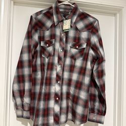 Womens Large w/tags Roper Button up shirt 