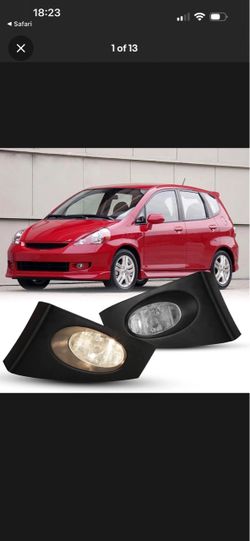 2007 2008 Honda Fit Fog Lights Bumper Lamps Assembly Wiring+Switch Kits