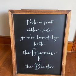 Wedding Sign 