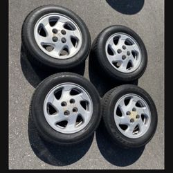 4 - 175/65r14 4x100 4x3.94 Stock Nissan Versa Sentra Civic Fit Corolla Miata Xb Xa Ia Echo Wheels Rims 80% Treads Tires!!