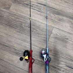 Fishing Rods For Kids Needs Fishing Line. Price Is For Both