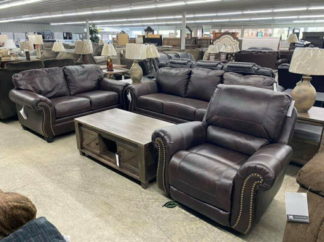 Breville Espresso Living Room Set🛋️Sofa&Loveseat Price🛋️