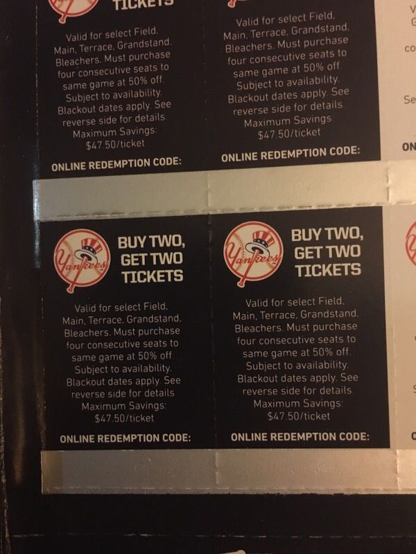 New York Yankees discount tickets
