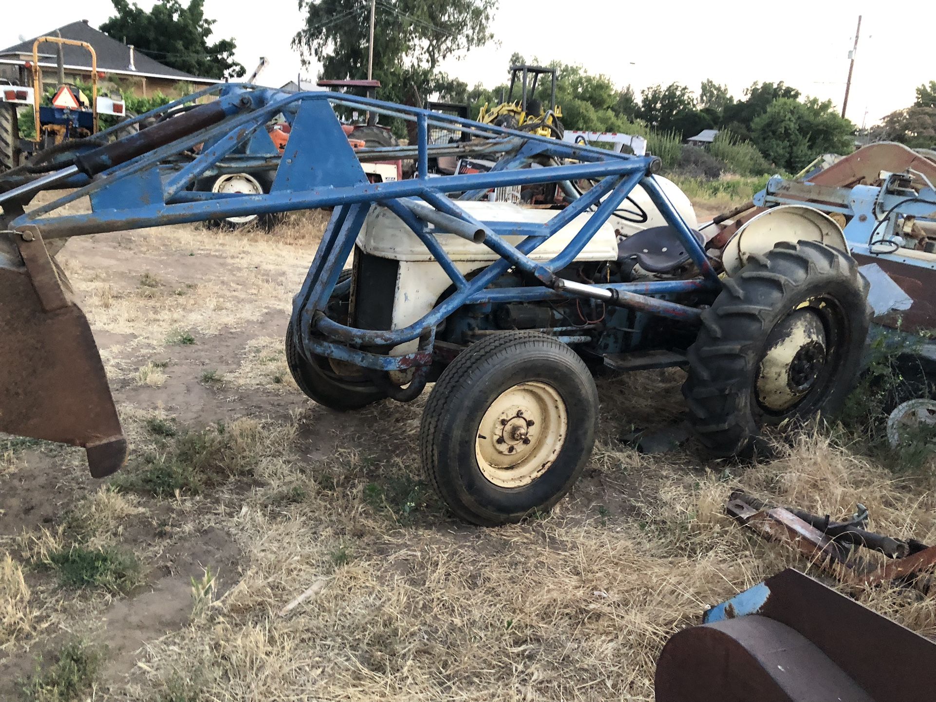 Ford 8N With Front Loader Tractor