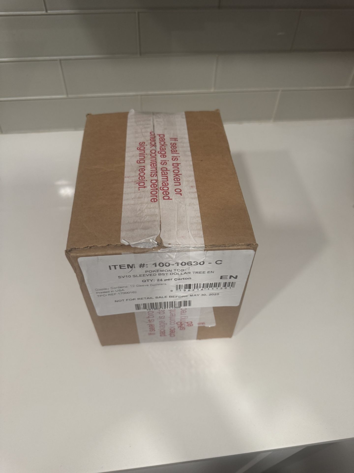 CASE OF POKÉMON DESTINED RIVALS Sleeve Booster - 24 Packs - Dollar Tree