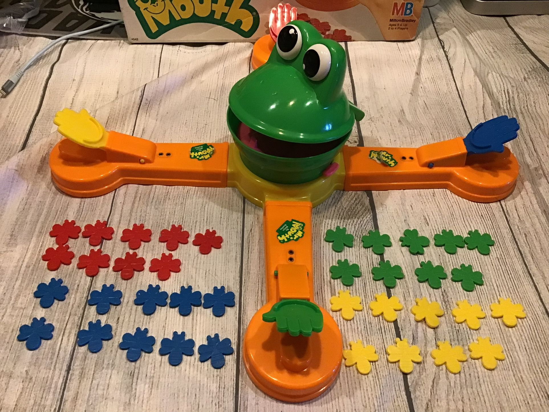 Vintage Mr. Mouth Motorized Game Milton Bradley