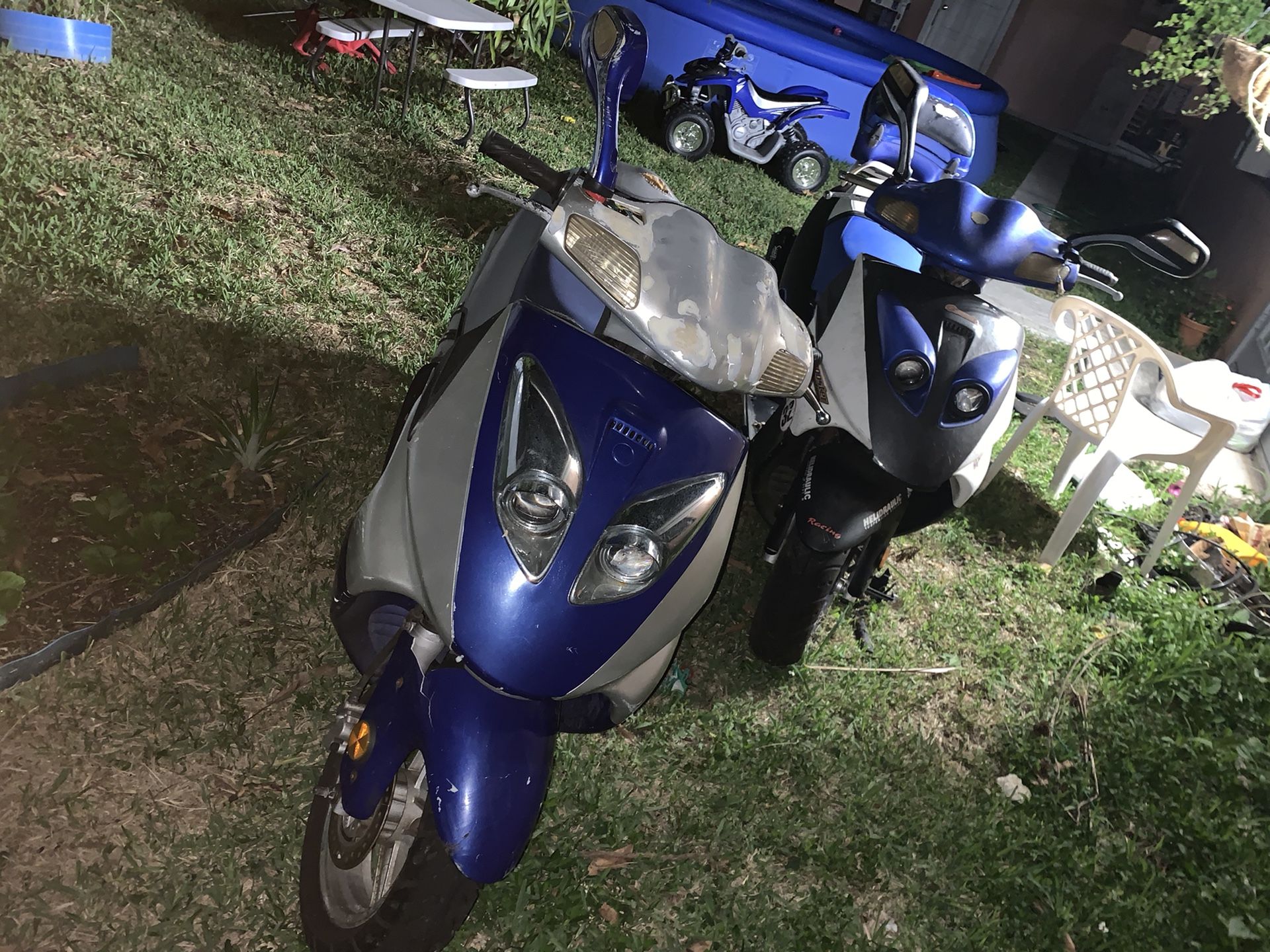 Two 150cc Scooters