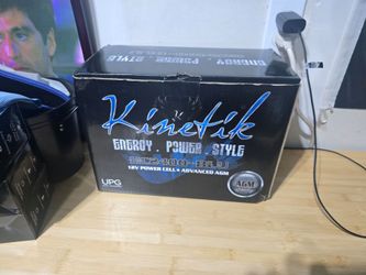 Kinetic 2400 watt agm power cell battery