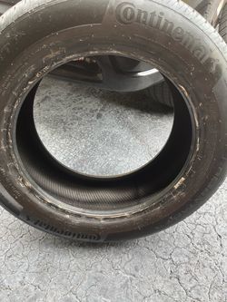 235/60/18. One used Continental tire good tread