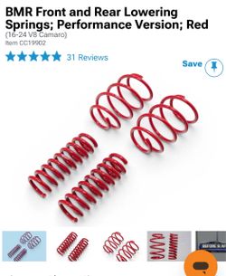 BMR lowering springs