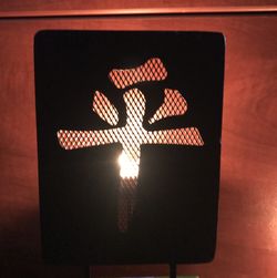 Very unique tea light candle holder set of two