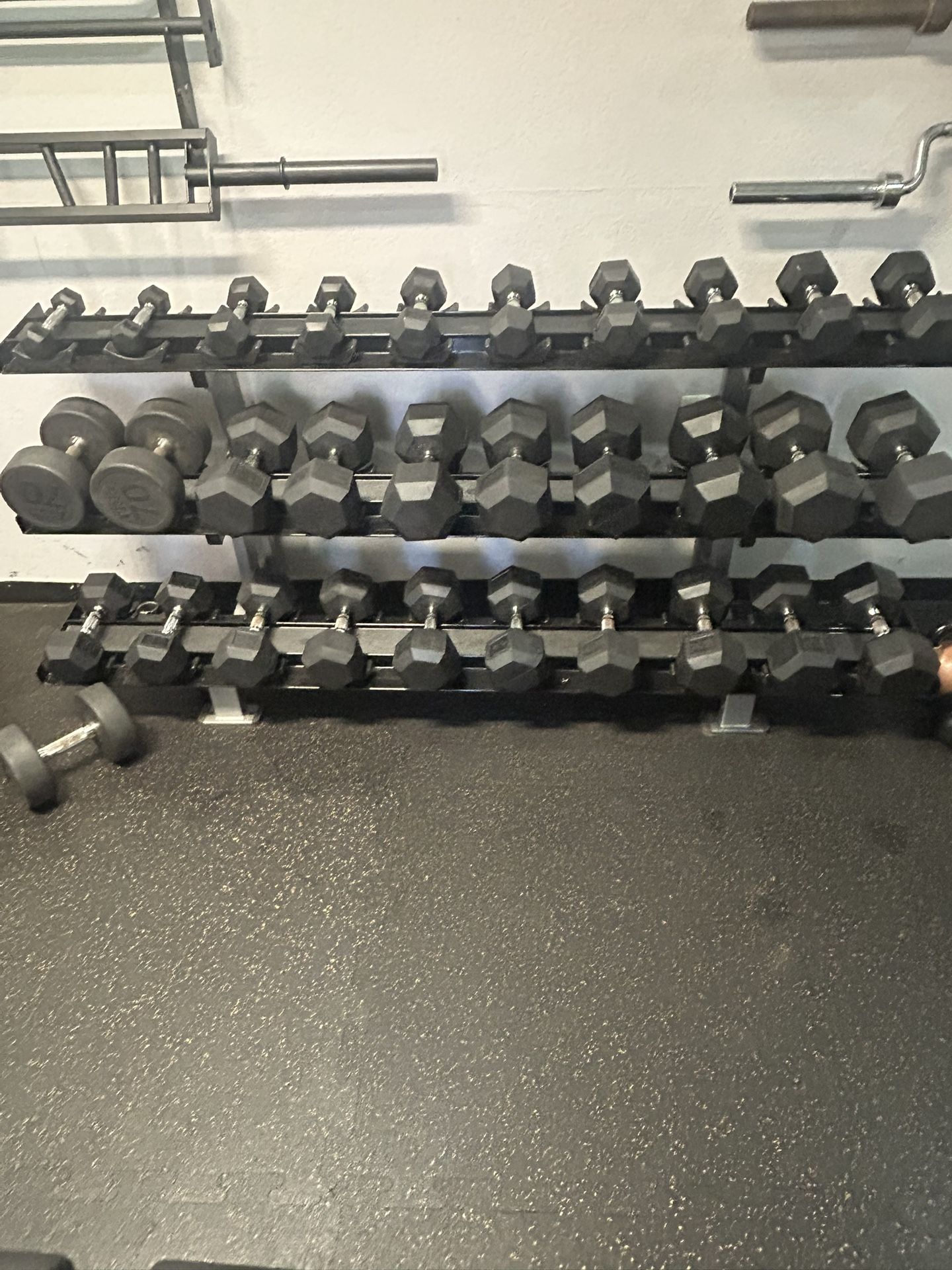Cap Rubber Dumbbells