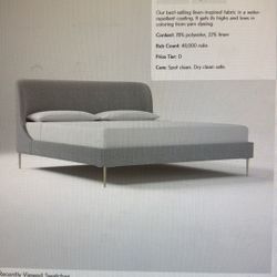 King Size  Lana Bedframe And Serta Mattress