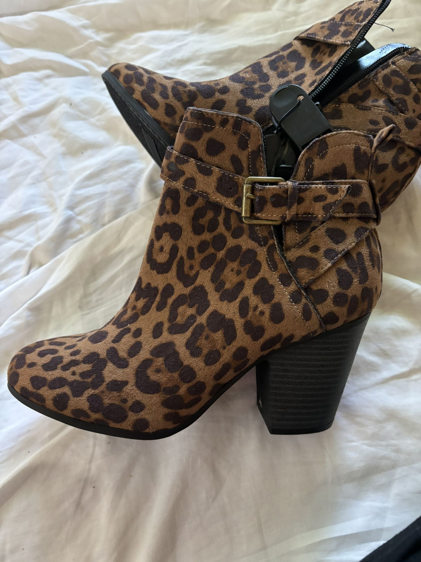 LEOPARD Ankle  Boots!!! Leopard.  Never Worn‼️ Sexy