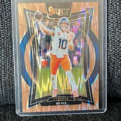 2024 Panini Select Copper Shock Prizm Bo Nix #30 /299