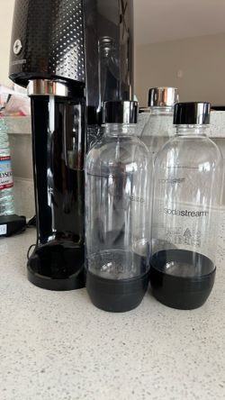 Sodastream with three bottles